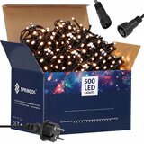 springos set božićnih lampica Flash, 500 LED, 28,5 m, toplo bijela + flash hladno bijela | shoptok.hr