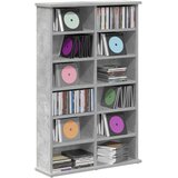 Cd ormar Betonska siva 60 x 17 x 92 cm Konstruirano drvo | shoptok.hr