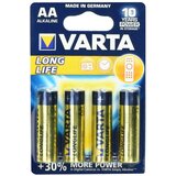 VARTA alkalna baterija R6 (AA) Longlife 4 kom  VARTA alkalna baterija R6 (AA) Longlife 4 kom Slike