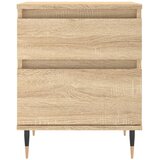  Noćni ormarići 2 kom boja hrasta 40x35x50 cm konstruirano drvo | shoptok.hr