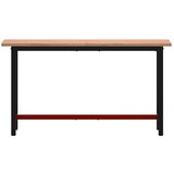  Radni stol 150x55x81,5 cm od masivne bukovine i metala | shoptok.hr
