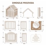 Kina Only ogradica za igru sa kućicom Bež | Eponuda.com
