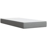 Okvir kreveta s oprugama i madrac svjetlosivi 90x200cm tkanina | shoptok.hr