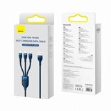 Baseus Kabel USB tip C + tip A 2v3 Lightning/ / Tip-C/Mikro 100W 1.2m vijoličen | Shoptok.si