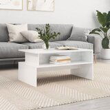 vidaXL Stolić za kavu sjajni bijeli 90x55x42 5 cm konstruirano drvo Cijene