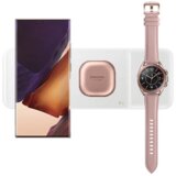 Samsung original brezžična polnilna postaja Trio Pad 9W brezžični polnilec EP-P6300TWE s polnilcem 25W TA800 - bel | Shoptok.si