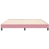 Box Spring krevet bez madracem ružičasti 200x210 cm samt | shoptok.hr
