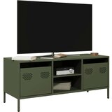 vidaXL TV ormarić maslinastozeleni 101,5 x 39 x 43,5 cm čelični | shoptok.hr