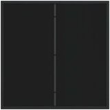 vidaXL Vrtni set za objed s jastukom 5 pcs Crna Poli ratan Cijene