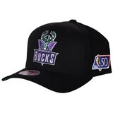 Mitchell And Ness Kape s šiltom 50th Anniversary Patch Milwaukee Črna | Shoptok.si