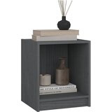  Noćni ormarići 2 kom sivi 35,5 x 33,5 x 41,5 cm od borovine | Eponuda.com
