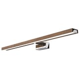  Brilagi-LED Kupaonsko osvetljenje za ogledalo WOODY MIRROR 3v1 LED/15W/230V IP44 hrom/hrast orah | Eponuda.com