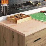 vidaXL Garažni ormar za odlaganje 40x51x85 cm masivne borovine | shoptok.hr