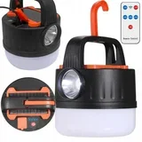 Turistička baterija. LED solarno prijenosno svjetlo za kampiranje powerbank daljinski upravljač