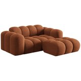 Cosmopolitan Design Kutna garnitura od šenila boja terakote (s desnim kutom/s ležaljkom) Treno – | shoptok.hr