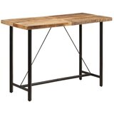vidaXL Barski stol 150 x 70 x 107 cm masivno drvo manga i željezo | shoptok.hr