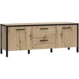 Modern Living Tv-element Kirikus, Barva Hrasta, Črna | Shoptok.si