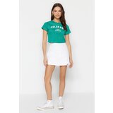 Trendyol Shorts - White - High Waist Cijene