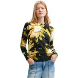 Desigual Puloverji JERS_DARKBOTANIC 26WWJF40 Črna Cene