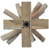 vidaXL Božično drevo z stojalom Rjava 60 cm Trdna tikovina | Shoptok.si