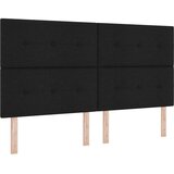  s opruga kutije s uzglavljem Crna 180 x 200 cm tkanina | shoptok.hr
