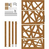  Vrtna vrata 100x175 cm Otporni čelik, lagani dizajn | shoptok.hr