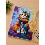  BOJENJE PO BROJEVIMA SET MAČKA 40X50CM *AK Cene