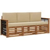  Setovi sofa 3 kom. Čvrsto drvo akacije | shoptok.hr