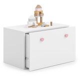 Kobi Furniture Skrinja za igrače Inga bela - roza ročaji, (20625962) Cene
