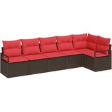  Set sofe 6 pcs Smeđa poliratan | Eponuda.com