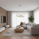  LED luster na sajli CASHMERE LED/75W/230V prečnik 60 cm bela | Eponuda.com