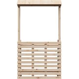 Vanjski barski stol s krovom 112,5 x 57 x 195,5 cm masivno drvo | shoptok.hr