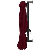  Zidni suncobran s metalnom šipkom 300 cm bordo | shoptok.hr