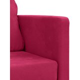 Podni kauč na razvlačenje 2-u-1 boja vina 122x204x55 cm baršun | shoptok.hr