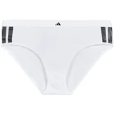 Hlačke ACTIVE ESSENTIALS COTTON 3 STRIPES Bela