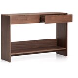 Kave Home Komoda v orehovem dekorju v temni naravni barvi 120x81x35 cm Norlen &amp;ndash; Slike
