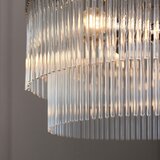  Endon 104112 - Luster na lancu MARIETTA 5xE14/7W/230V sjajni hrom/prozirno staklo | Eponuda.com