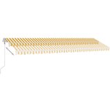  Samostojeća automatska tenda 600 x 350 cm žuto-bijela | shoptok.hr