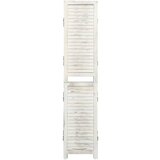 Furnova Paravan 3-delni antično bel 105x165 cm les, (21929694) | Shoptok.si