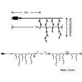 Svetleći niz sa 100 toplo belih LED dioda ML-C2019 | ePonuda.com
