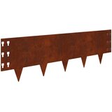  Ograda oko Travnjaka 10 pcs 100 x 30 cm Čelik Rđa | Eponuda.com