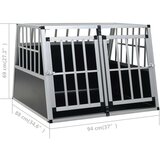 Kavez za pse s dvostrukim vratima 94 x 88 x 69 cm | shoptok.hr