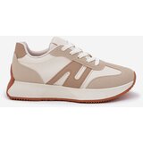 Boto Beige Women's Platform Sports Shoes Emidi | shoptok.hr