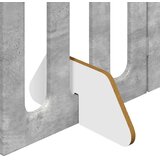 Zložljiva ograda za hišne ljubljenčke 4 pcs Beton Siva, (5000232685) | Shoptok.si