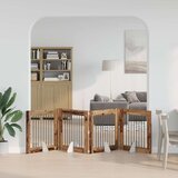  Vrata za pse s postoljem 4 pcs Staro drvo 80 x 80 cm | shoptok.hr