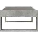  Stolić s beskonačnim LED siva boja betona 90x53x30 cm | Eponuda.com