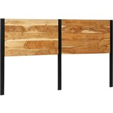 vidaXL Naglavna deska 180 cm trden akacijev les in železo | Shoptok.si