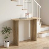  Konzolna stolica s pohranom Hrast sonoma 100 x 39,5 x 75 cm | shoptok.hr