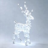 Aigostar LED Spoljašnja božićna dekoracija 80xLED/8 funkcija 0,65m IP44 hladno bela jelen | Eponuda.com