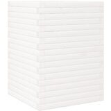 Maison Chic Vrtno cvetlično korito - Cvetlični Lonec belo 50x50x68,5 cm trdna borovina, (21788648) Cene